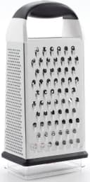 OXO GOOD GRIPS Multireibe 4-in-1 Kastenreibe Edelstahl Schwarz Transparent Bild 5