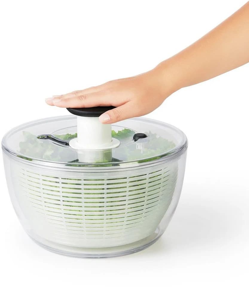 OXO GOOD GRIPS Salatschleuder Weiß Transparent