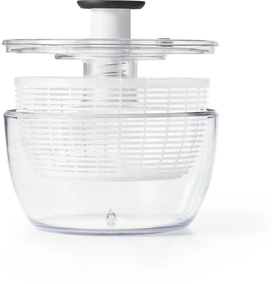 OXO GOOD GRIPS Salatschleuder Weiß Transparent - Bild 4