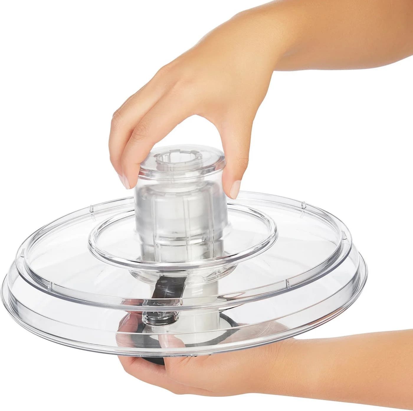 OXO GOOD GRIPS Salatschleuder Weiß Transparent - Bild 5