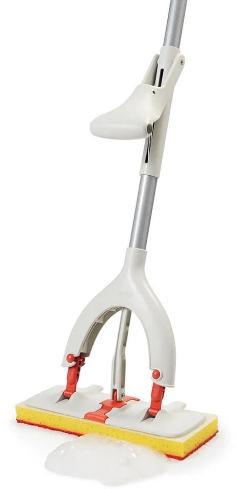 OXO GOOD GRIPS Bodenwischer-Set Butterfly Rot Silber Weiß - Bild 2