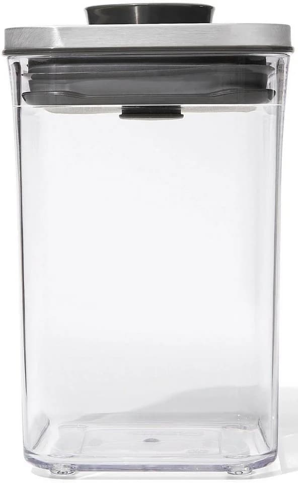 OXO Steel Vorratsdose Pop transparent quadratisch