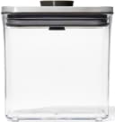 OXO Steel Vorratsdose rechteckig 1,6 L transparent Bild 1