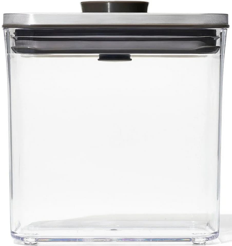 OXO Steel Vorratsdose rechteckig 1,6 L transparent