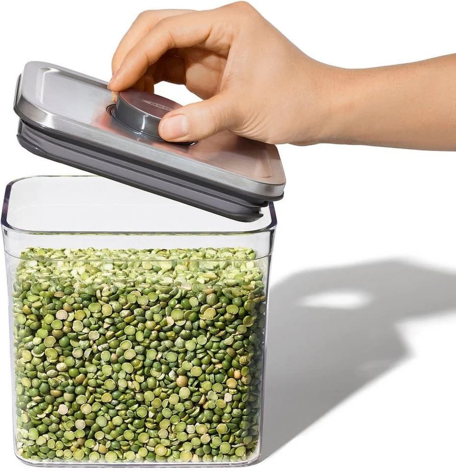 OXO Steel Vorratsdose rechteckig 1,6 L transparent - Bild 2