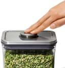 OXO Steel Vorratsdose rechteckig 1,6 L transparent Bild 3