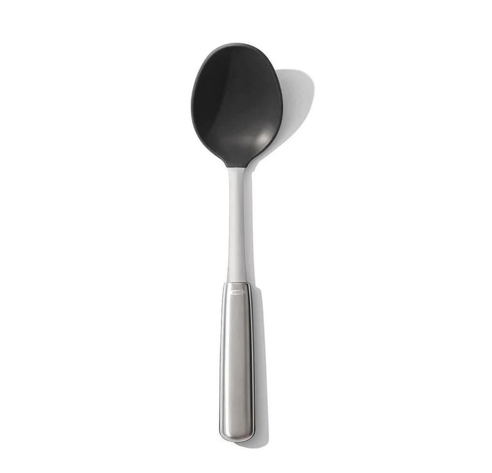 OXO Good Grips Kochlöffel Edelstahl Silikon Schwarz/Silber - Bild 2