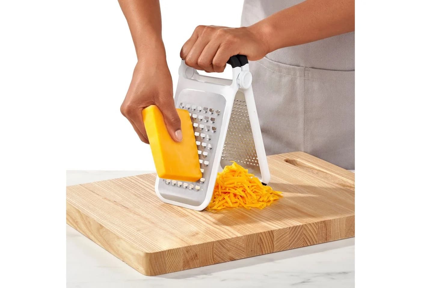OXO GOOD GRIPS Küchenreibe Edelstahl weiß