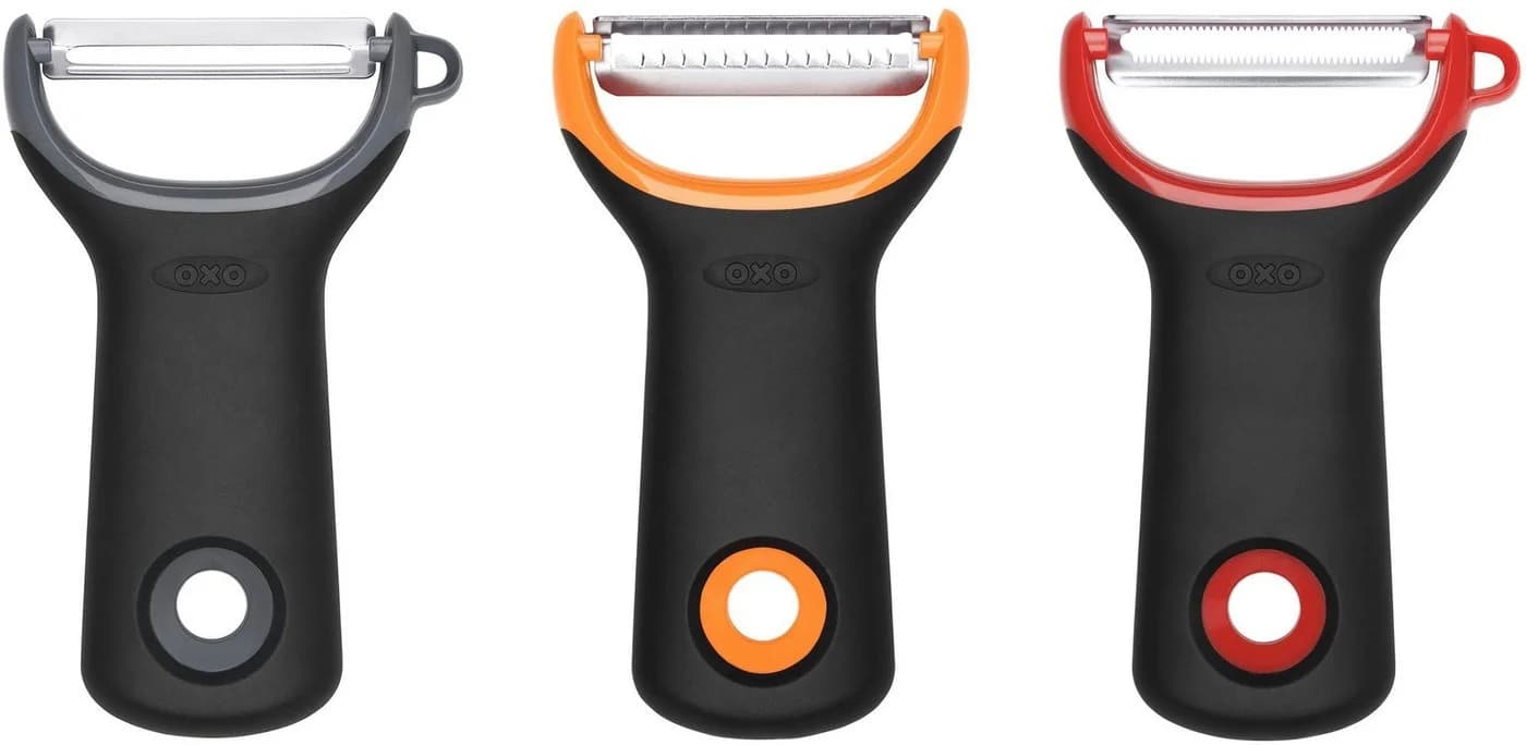 OXO GOOD GRIPS Schäler-/Peeler-Set schwarz Edelstahl - Bild 2