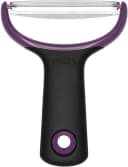 OXO GOOD GRIPS Großer Gemüseschäler Lila Schwarz Edelstahl Bild 2