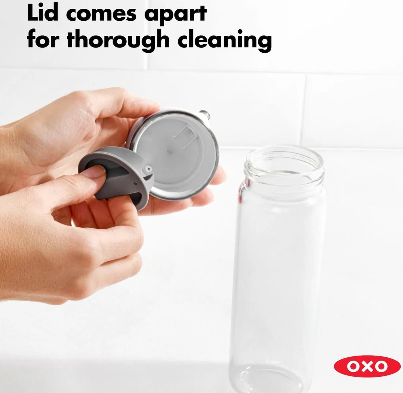 Ölspender OXO GOOD GRIPS, transparent, 355 ml, Glas - Bild 3