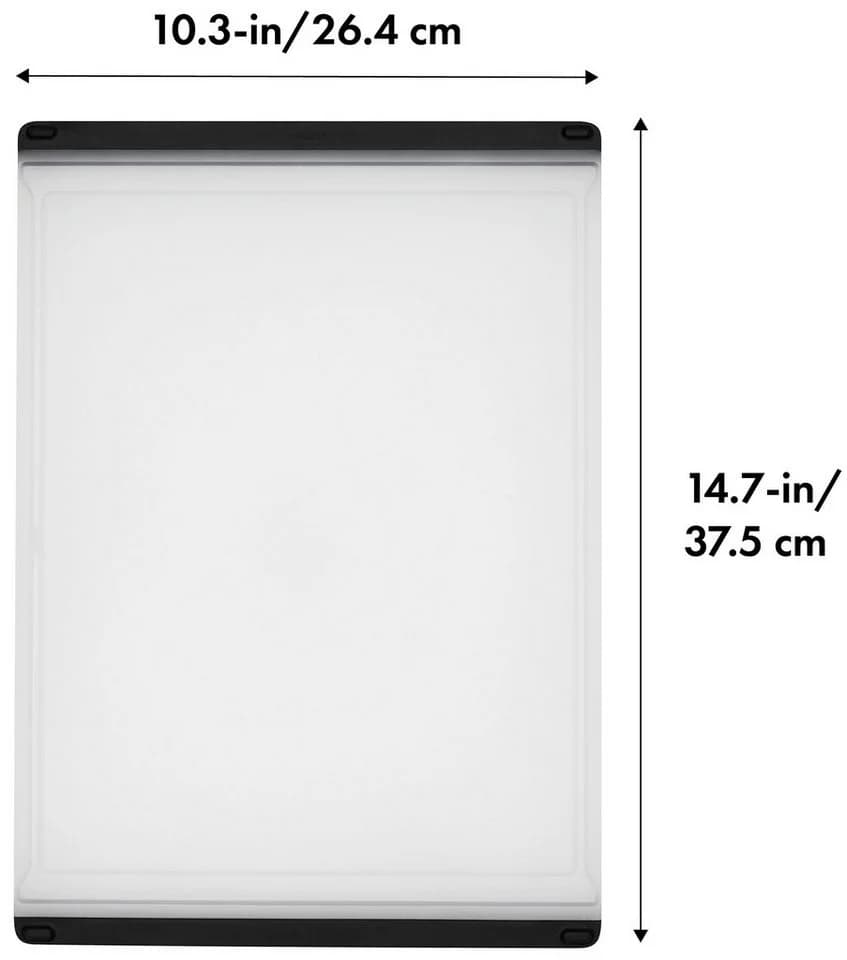 OXO GOOD GRIPS Schneidebrett Schwarz-Weiß Kunststoff - Bild 5