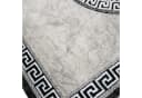 Carpetia Orientalischer Teppich mit Bordüre & Glitzergarn Creme Grau Bild 4