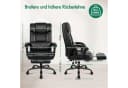 ALFORDSON Bürostuhl Ergonomisch Schwarz 150°-Neigung Bild 1