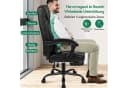 ALFORDSON Bürostuhl Ergonomisch Schwarz 150°-Neigung Bild 3