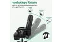 ALFORDSON Bürostuhl Ergonomisch Schwarz 150°-Neigung Bild 4