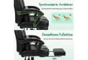 ALFORDSON Bürostuhl Ergonomisch Schwarz 150°-Neigung Bild 5