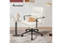 ALFORDSON Bürostuhl ergonomisch Chenille Lendenstütze Beige Bild 3