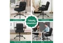 ALFORDSON Bürostuhl ergonomisch mit Lendenstütze Chenille Bild 4