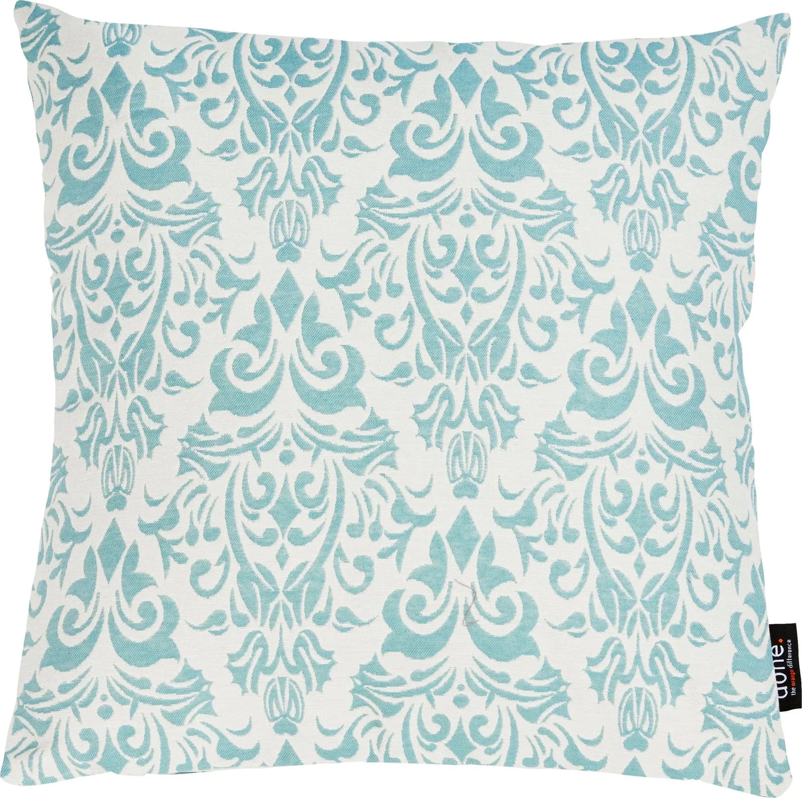 DONE. Dekokissen Windsor Ornaments Mint Weiß Jacquard 45x45 cm - Bild 2