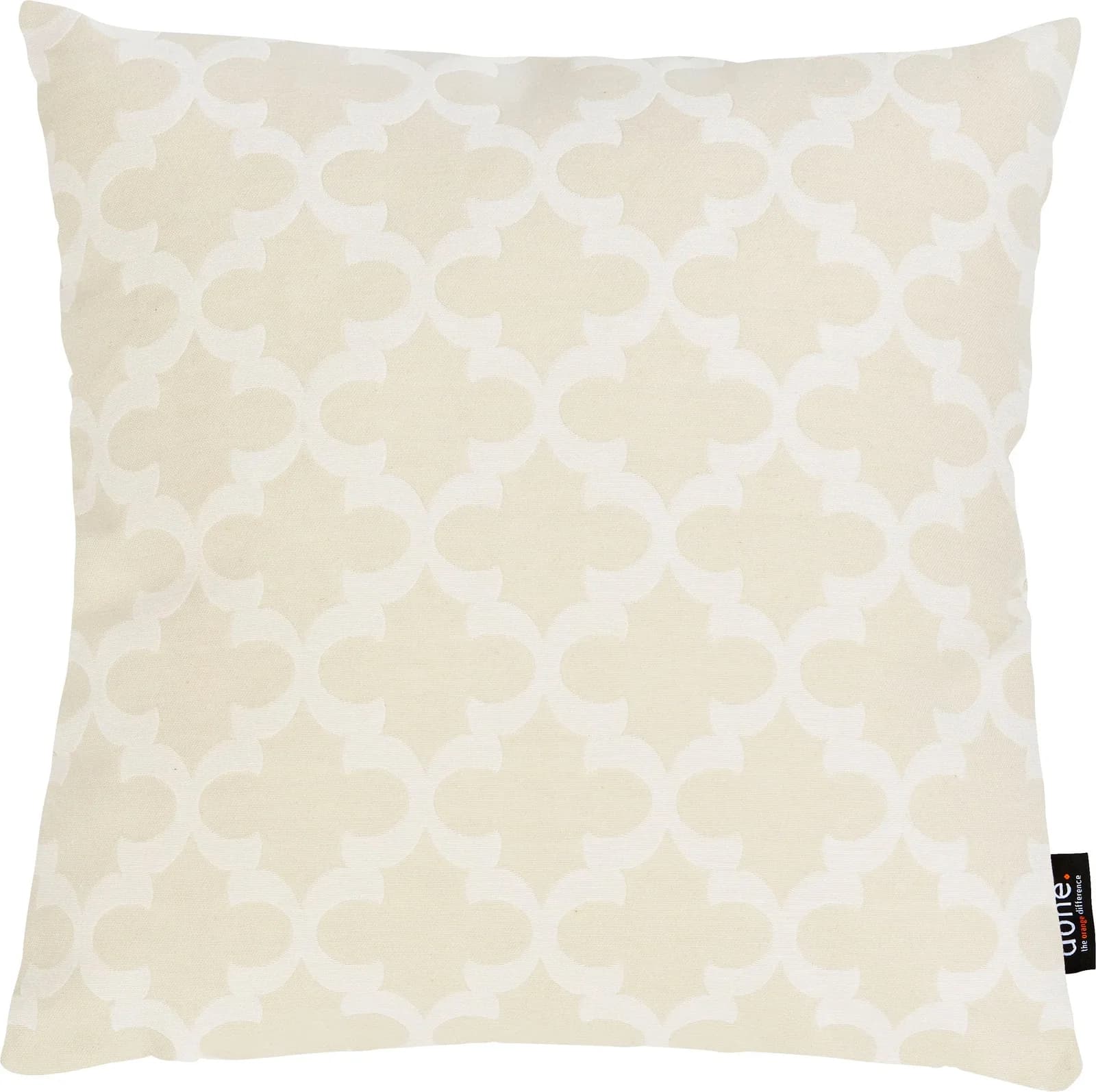 DONE. Dekokissen Windsor Milano Beige Weiß Jacquard 45x45cm