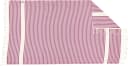 done. Plaid "Lounge Stripes" Pink-Beige 100x180cm Baumwolle Bild 3