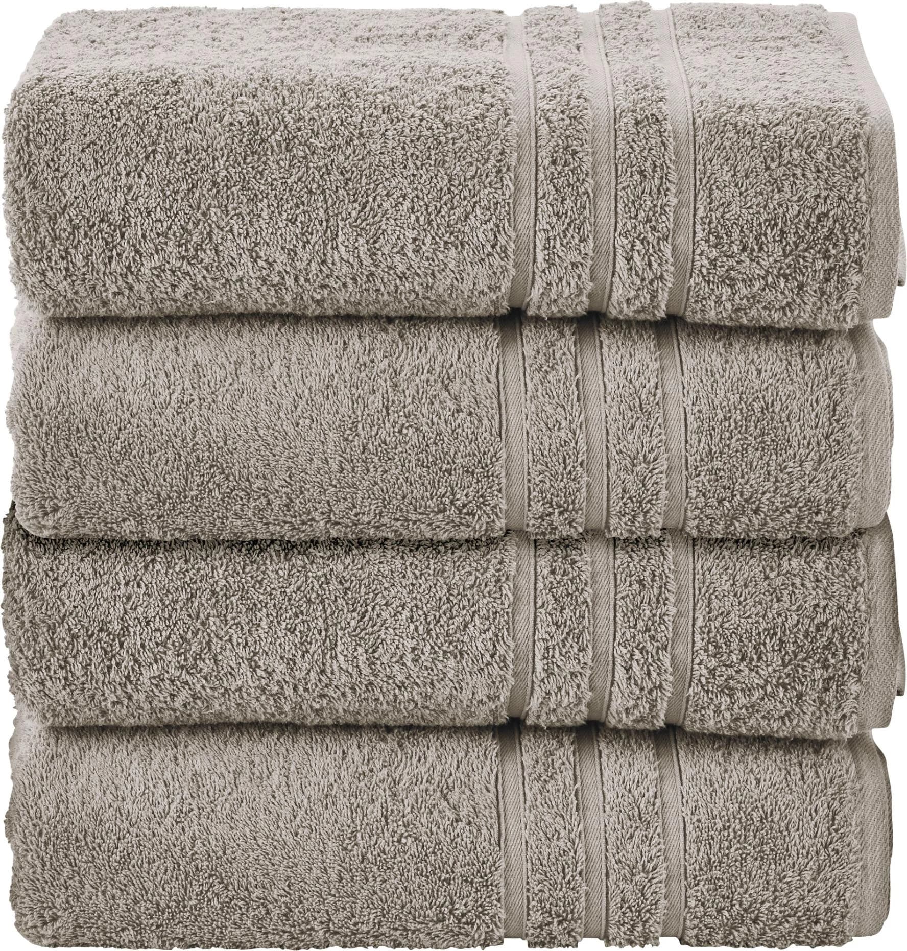 DONE. Daily Uni Handtuch Set 4-tlg. Grau Taupe Walkfrottier - Bild 4
