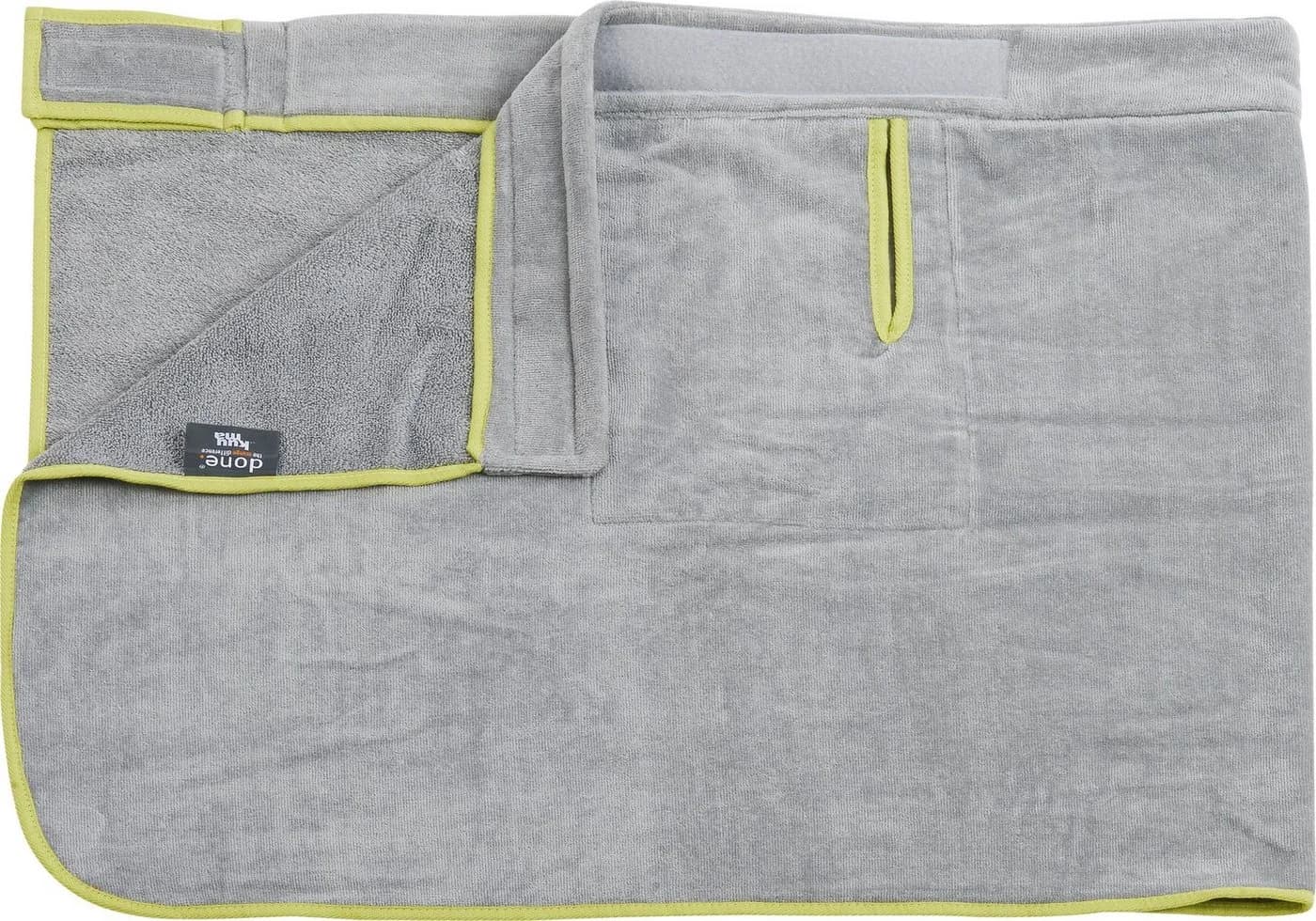done.® Kilt Kuuma, Kurzform, Veloursfrottier, Silber