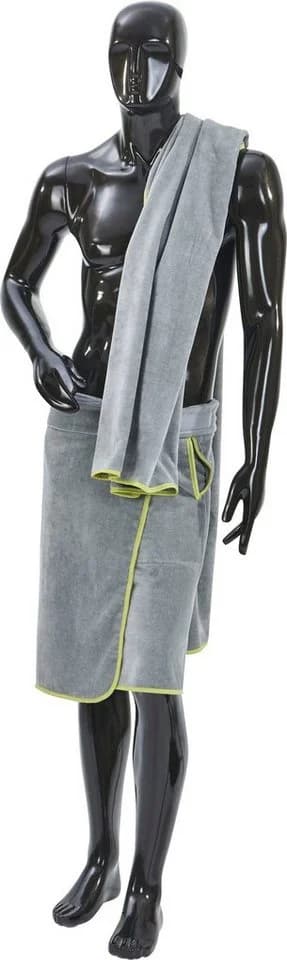 done.® Kilt Kuuma, Kurzform, Veloursfrottier, Silber - Bild 2