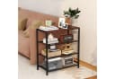 Refined Living Schuhregal Industrial Design 4 Ebenen Braun/Schwarz Bild 5