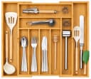Refined Living Ausziehbarer Besteckeinsatz Bambus Schubladen Organizer Bild 2