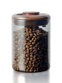 SURFOU Kaffeedose Glas 900ml Luftdicht mit CO₂-Ventil Braun Bild 2