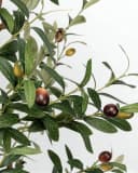 SURFOU Künstlicher Olivenbaum 180 cm mit Topf und Korb Bild 5