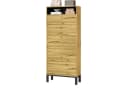 Refined Living Schuhschrank hoch schmal mit 3 Klappen und offenen Fächern Bild 2