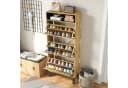 Refined Living Schuhschrank hoch schmal mit 3 Klappen und offenen Fächern Bild 3