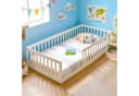 oyajia Kinderbett Bodenbett mit Rausfallschutz aus Kiefernholz Bild 2