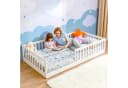 oyajia Kinderbett Bodenbett mit Rausfallschutz aus Kiefernholz Bild 4