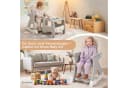 oyajia Kinderstuhl 3 in 1 mit Spieltisch und Rädern Grau Bild 4