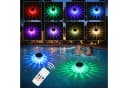 oyajia 2er Set Solar Poollicht RGB Wasserdicht mit Fernbedienung Bild 1