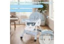 oyajia 3-in-1 Kinderstuhl Rosa/Blau mit 5-Punkt-Gurt Bild 3