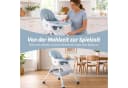oyajia 3-in-1 Kinderstuhl Rosa/Blau mit 5-Punkt-Gurt Bild 4