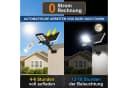 oyajia LED Solarleuchte 200W mit Fernbedienung, 6500K Kaltweiß, IP66 Bild 4
