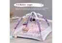 oyajia Spielbogen Baby Spielmatte mit Schutzzaun und Spielzeug Bild 3