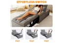 oyajia Schlafsofa 3-in-1 Klappsofa mit verstellbarer Rückenlehne & Bettfunktion Bild 3