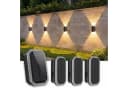 oyajia LED Außen-Wandleuchte Solar Up & Down 3 Farbtemperaturen Bild 2