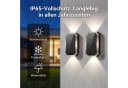 oyajia LED Außen-Wandleuchte Solar Up & Down 3 Farbtemperaturen Bild 5