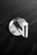 Ambrosya Handtuchhaken Edelstahl Silber Wandhaken Bad Bild 1
