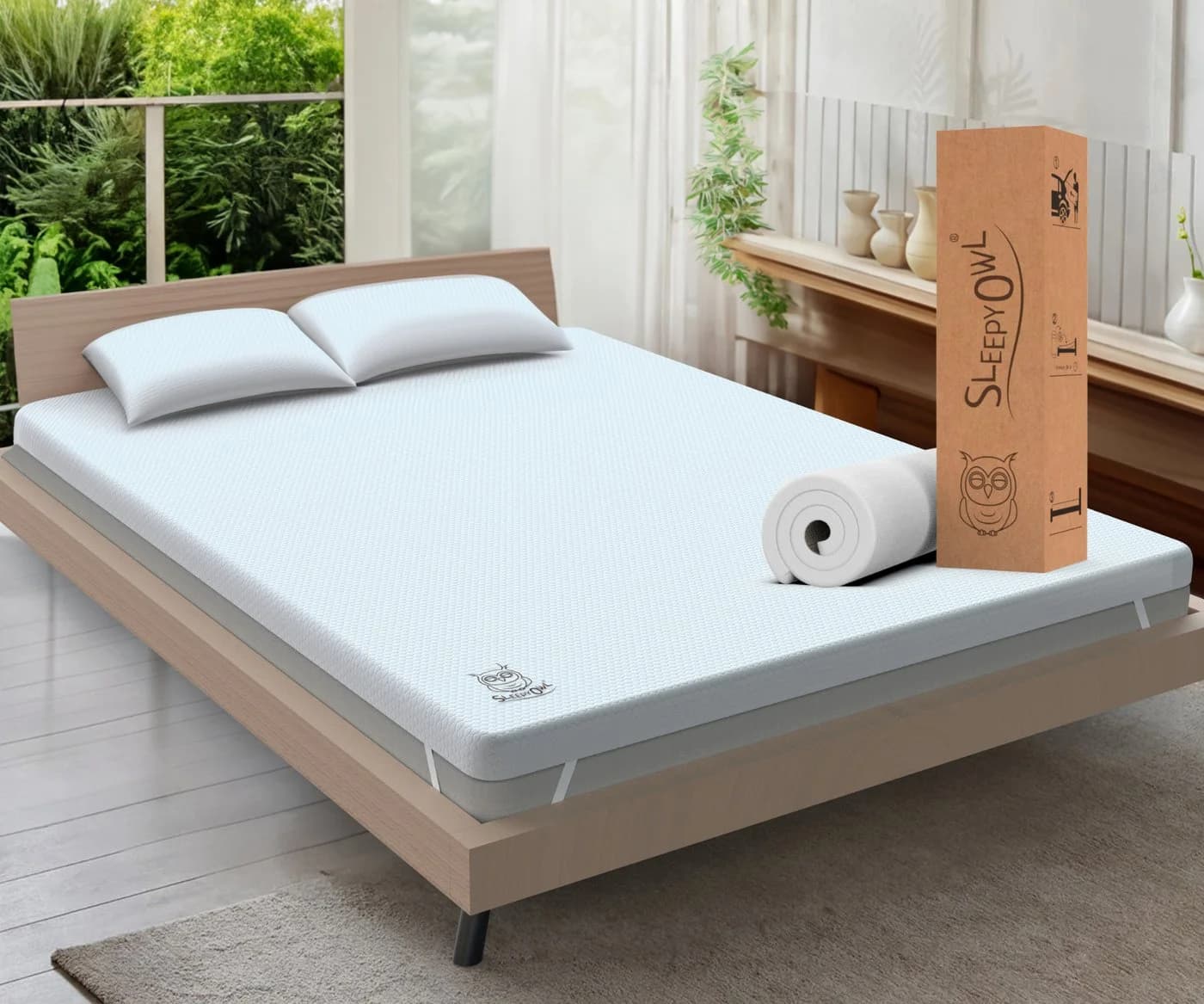 Sleepy Owl Gel-Memory Matratzentopper 5-7-10 cm hoch
