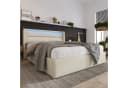 BlingBin Boxspringbett Stauraumbett Polsterbett 140x200cm Doppelbett inkl. LED-Beleuchtung Bild 1