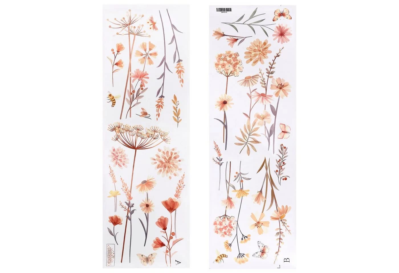BlingBin Wandtattoo Boho Wildblume Löwenzahn Schmetterlinge - Bild 5